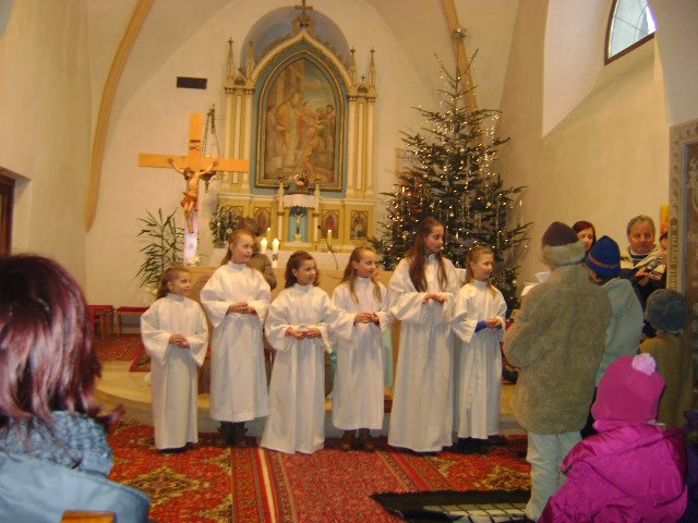 Jasličková pobožnosť - anjelici