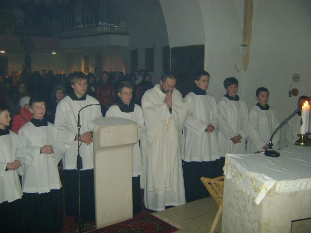 Momenty z polnočnej sv. omše 1
